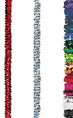 2 row stretch sequin trim sold by the yard