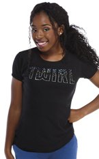 scoop neck tee w/stars pack