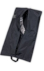black polyester garment bag 44"