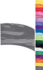 FL1077 poly china silk angular flag 27 x 44"