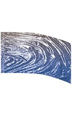 FL2502 shaded metallic lame arc flag blue 36 x 56"