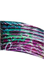 FL2575 crystal glass flag 36 x 56"