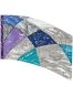 FL2576 Crystal Glass/ Lame Flag 36 x 56"