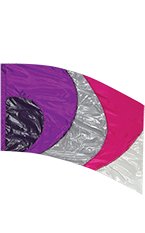 FL2583 crystal glass/ lame flag 36 x 56"