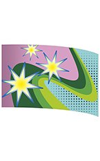 FL7115 printed flag 36 x 56"