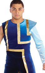 geometric male jacket