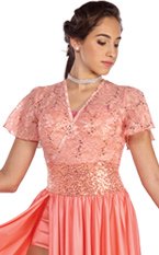 valentine dress short sleeves