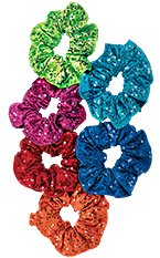 micro sequin scrunchie