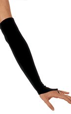 long lycra gloves--basic colors