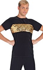 irresistible ultra sequin male top