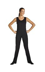 relaxed fit female bibber--black