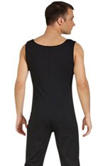 relaxed fit male bibber--black